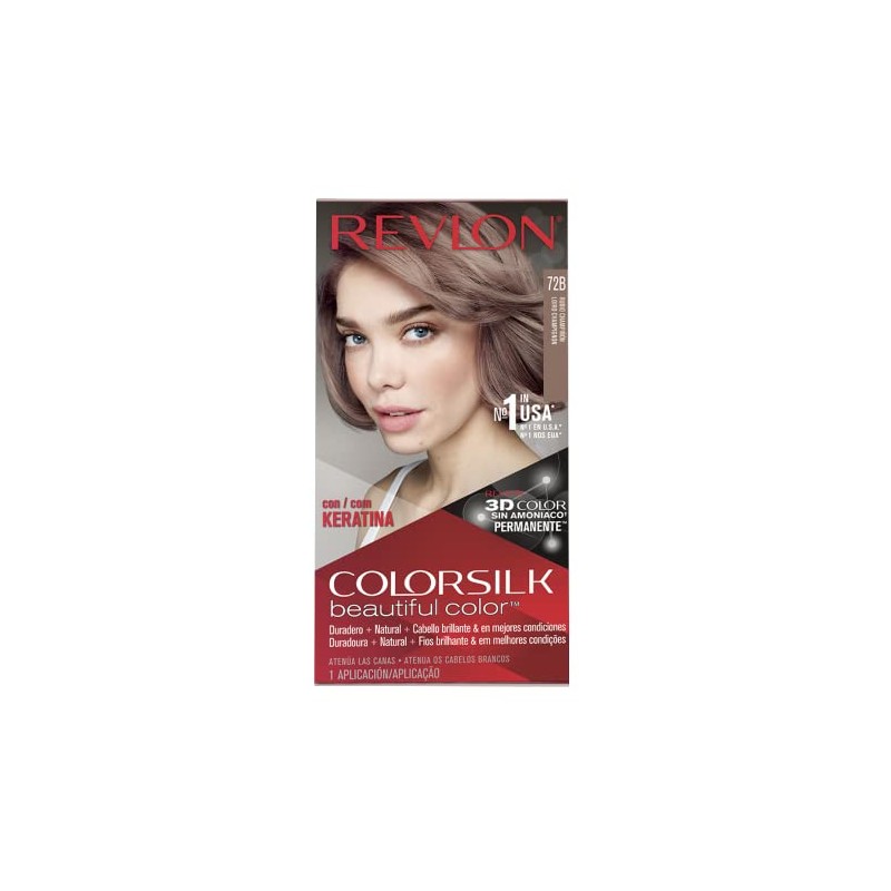 Tinte para Cabello Revlon Colorsilk Beautiful Color-Keratina 072B Rubio Champiñon