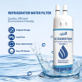 EDR1RXD1 water filter replacement, for Whirlpool W10295370A Everydrop Filter 1 Kenmore 46-9930,46-9081 Compatible with DR1RXD1B, KAD1RXD1,WHR1RXD1, P4RFKB2, P8RFWB2L, 9930,9930P (3)