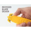 T TOVIA Safety Box Cutter Knife of Recessed Concealed Stainless