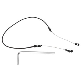914mm/36in Stainless Steel Throttle Cable Replacement with Wrench AF42‑1101BLK Universal