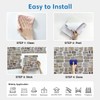 COMSTICKC 3D Faux Stone Peel and Stick Wall Panel, Faux