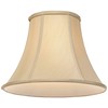 Imperial Shade Taupe Large Bell Lamp Shade 7" Top x