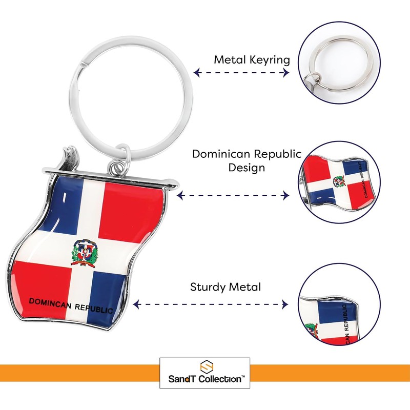 Dominican Republic - Llavero abrebotellas de cerveza