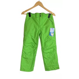 Slalom Boys' Cargo Snow Pants Green - MEDIUM 8