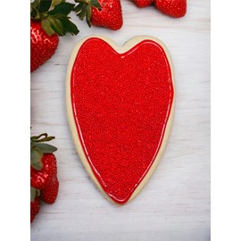 RED NONPAREILS-Dairy Free,Gluten Free,Egg Free,Vegan,Soy Free,Nuts Free,Kosher,Cakes,Cupcakes,Cookies,Toppings,Sprinkles For Baking,Decorating,Jimmies,Large,Bulk Candy,Sugar Shapes,