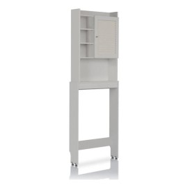 Furniture of America Daza Modern Wood Bathroom Space Saving Cabinet in White