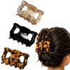 3Pcs Butterfly Claw Clips, 2.8 Inch Medium Hair Clips for