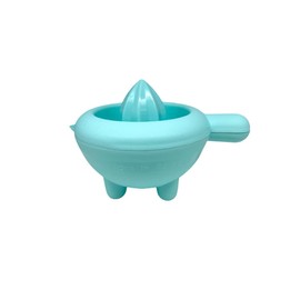 Reusable ECO Plastic Fruit Squeezer/Citrus Juicer, 13cm x 7.5 cm, 375ml (Turquoise)
