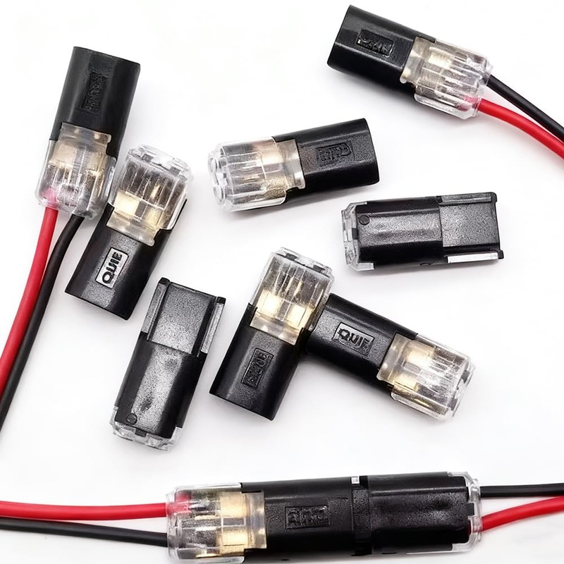 YINKE Wire Connectors, Set of 30, Connection Terminals, 2 Needle