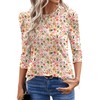 Ivicoer 3/4 Sleeve T Shirts for Women Cute Summer Tops