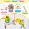VOXGET Bird Stand Perch Toy Set for Cage, Parrot 360°