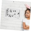 Operitacx Whiteboard Music Staff Boys and Girls Whiteboard Magnetic Erasable
