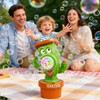 Cactus Bubble Machine for Children, Automatic Cactus Toy Bubble Maker