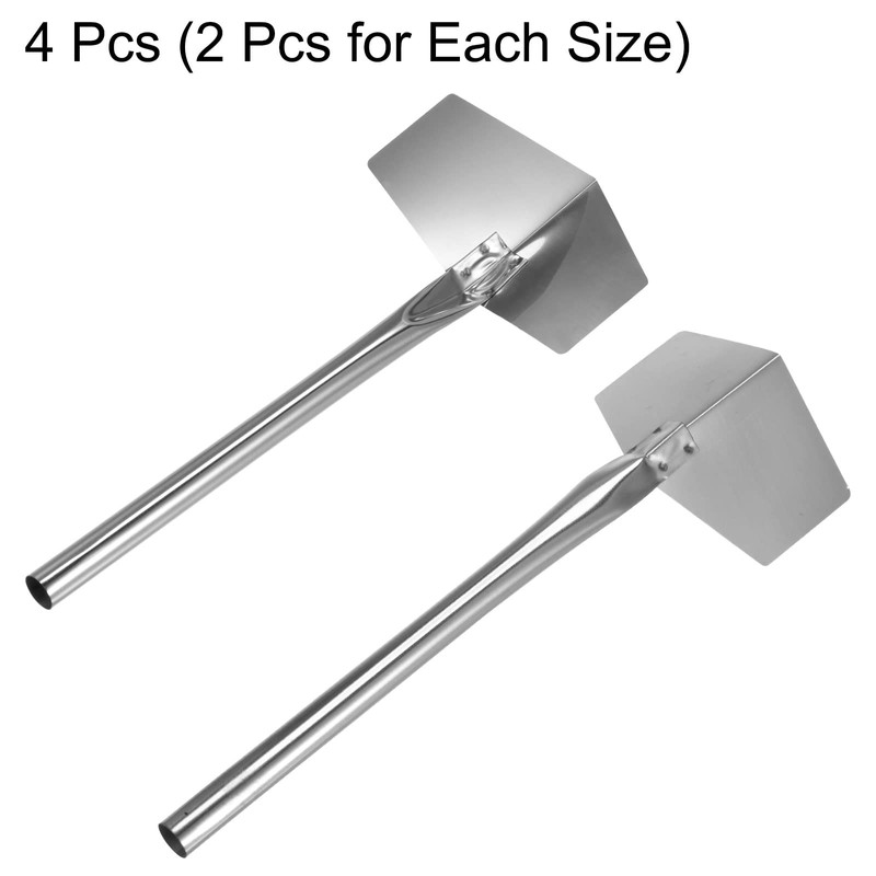 sourcing map Inside and Corner Trowels 3.5 Inch Stainless Steel