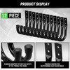 Heavy Duty Garage Storage Hooks, 12-piece Bike Hooks for Garage