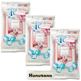 Samurai Fragrance Cooling Sheet, Set of 20, Samurai Woman, Set of 3, Large Sheet + H Towel with Kunutonn Logo