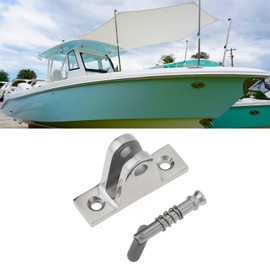 ECSiNG 2 Pezzi di Ferramenta per Barche Marine in Acciaio Inossidabile 316 Cerniera per Tetto Bimini Montaggio A 90° Supporto per Telaio Tendalino