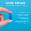 Capsuline Size 0 - Colored Red Empty Gelatin Capsules -