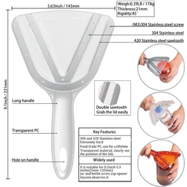 Uinxan Jar Opener for Weak Hand & Seniors with Arthritis,Easy Twist Off Bottle Caps,Patent | Unique Kitchen Gadgets, Christmas Gifts for Elderly/Women/Men (Orange)