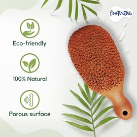 Pumice Stone for Feet Foot Exfoliator Scrubber Callus Remover Made of Natural Terra-Cotta