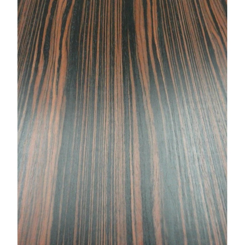 Macassar Ebony composite wood veneer paper backer Ebony Macassar composite
