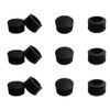 12 Pcs 32mm (1 1/4 Inch) Round Plastic Plug Round