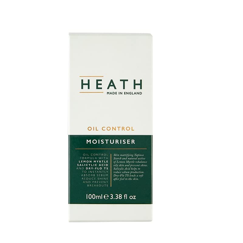 Heath Oil Control Moisturiser for Men 100 ml White