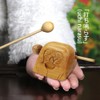 Mokugyo Camphor Wood Fish with Futon and Rattan Pattern for