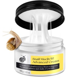 laraspi Snail Mucin 92% Cream, Daily Face Moisturizer with Snail Secretion Filtrate, All Skin Types Skin Care 3.52 oz