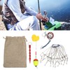 Fish Stringer Live Fish Lock with Reel Float Steel Wire