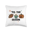 Tis The Season Fall Vibes - Football, Coffee, Pumpkin Autumn