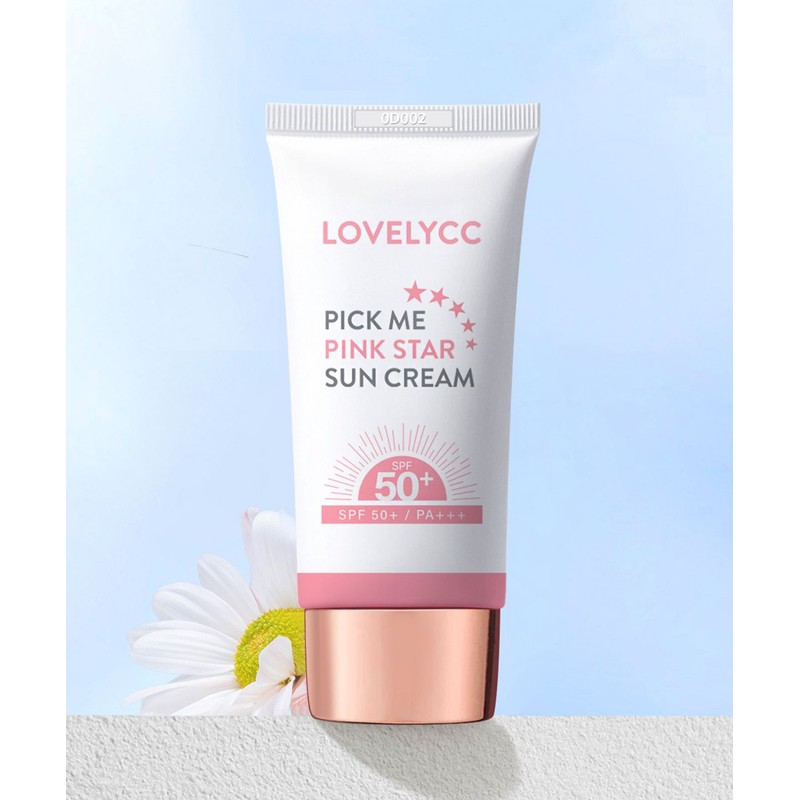 Lovely CC [SET] Pink Tone-Up Cover Essence Sun Cushion 15g