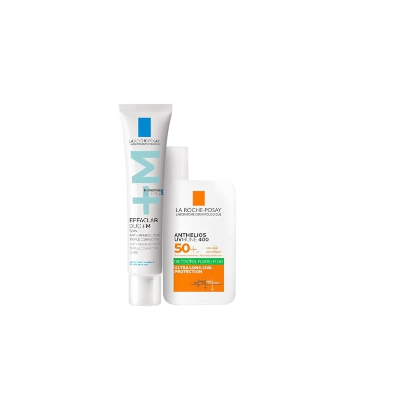 La Roche-Posay Kit Effaclar Duo+M + Anthelios UVMUNE 400 Oil