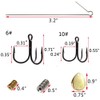 141pcs Fishing Spinners and Spinnerbait Rigs DIY Acceessories Spoon Blade