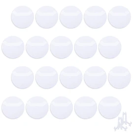 Oaec Can Badge Cover, 2.2 inches (57 mm), Pack of 20, Transparent, High Transparency, Can Badges, Storage, Pain Bag, Trust Characters, Goods, Display Stands, 2 Pieces (2.2 inches (57 mm) - Set of 20, Transparent)