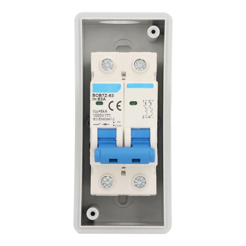 PV Solar Disconnect Switch Overvoltage Protection IP65 Waterproof Miniature Circuit
