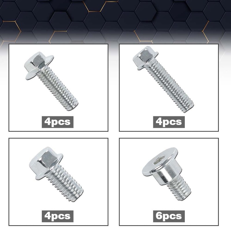 PIT66 Body Bolt Kit Compatible with Yamaha YZF 250 450