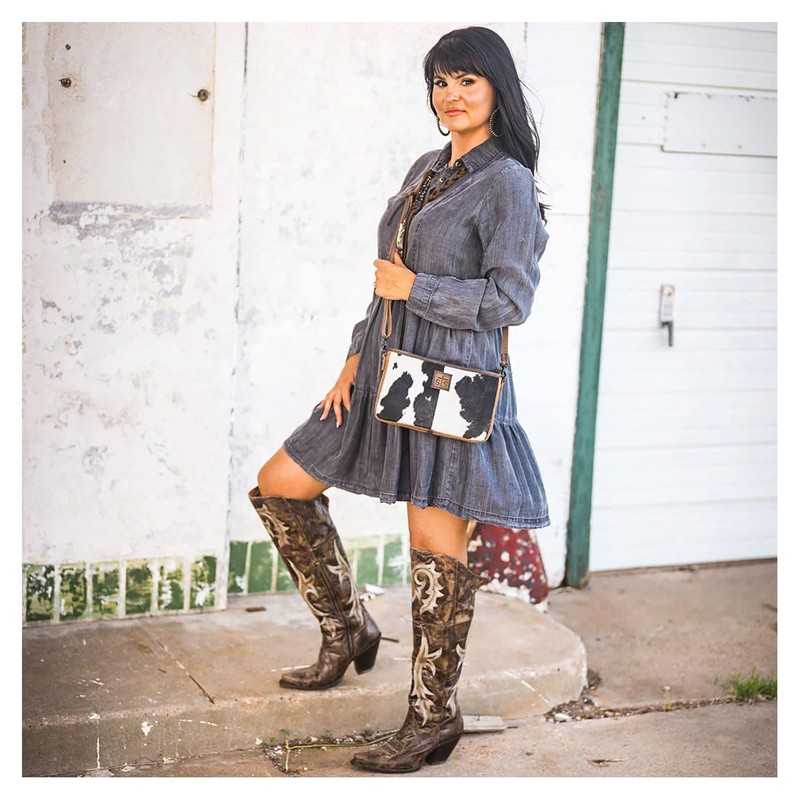 Claire Cowhide Crossbody By STS Success