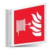 V Safety Fire Hose Reel Corridor Sign 150 x 150