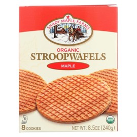 SHADY MAPLE FARMS Organic Maple Stroopwafels, 8.5 OZ