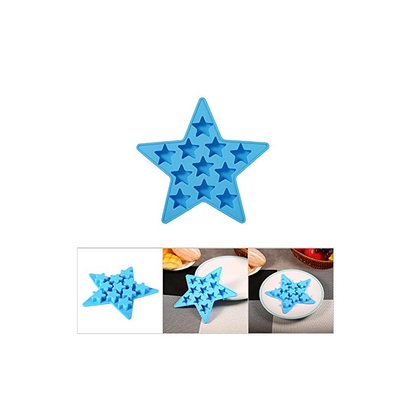 Bandeja de Hielo de Estrella, 1 Bandeja de Cubitos de