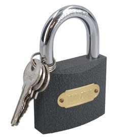 63mm Iron Padlock with Hardened Shackle Padlocks Shed Gate Lock TE155