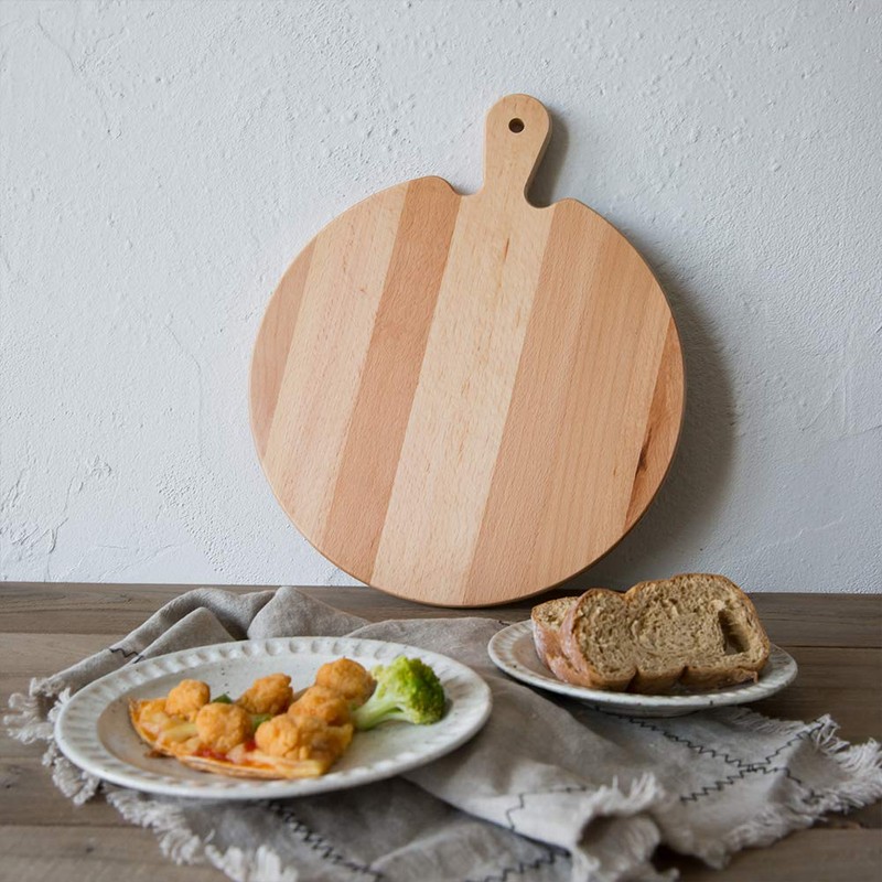 K-UNING Pizza Board, Cutting Board, Cutting Board, Bread Stand, Wood,