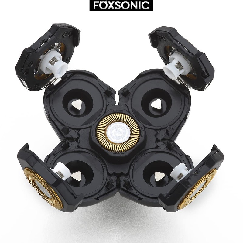 Upgraded 5 Blades Shaver Replacement Heads 5D Men's Electric Shaver