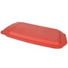 Pyrex 234-PC 4qt Red Rectangle Plastic Food Storage Lid, Made