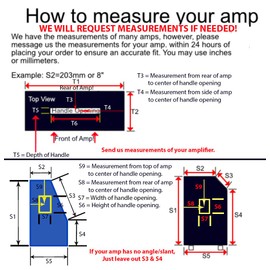 DCFY Guitar Amplifier Cover Compatible for Marshall Cabinet 2512 | Tan Nylon