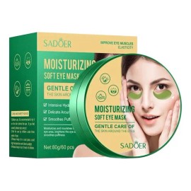 Parches Hidrogel Para Ojos Sadoer Elimina Ojeras Hidratante Todo Tipo De Piel / Verde Día/noche