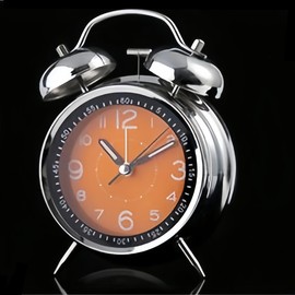 YYDS Big Noise, Loud Noise, Absolutely Wake Up, Analog, Alarm Clock, Vibration, Alarm, For Children, Fashionable, Cute, Wake Up, Beep Alarm, Bell Noise, Nordic Style, Metallic Gloss, Continuous Second