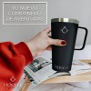 Hidranur Termo Taza Vaso Con Tapa Para Bebida Fría Y