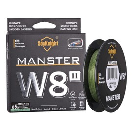 Seaknight W8 II 8 Strands Braided Lines 150M/300M/500M Smooth PE Braid Multifilament Carp Fishing Lines Saltwater for Sea Fishing 15-100LB